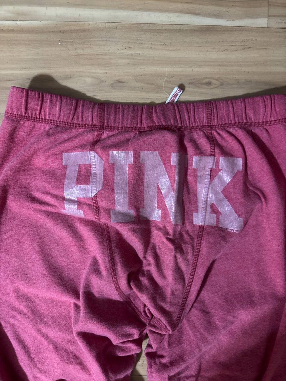 Y2K Victoria's Secret Pink Peace Logo Flare Sweatpants - Picture 4 of 4